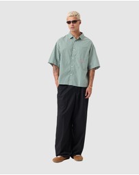 Zanerobe - Box Crop Shirt Forest Check