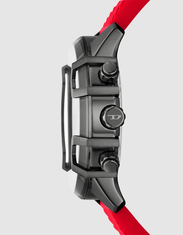 Diesel - Griffed Red Chronograph Watch