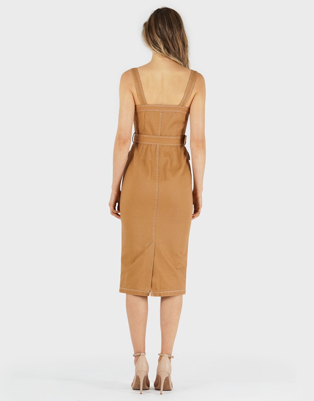 Amelius - Alliance Drill Midi Dress