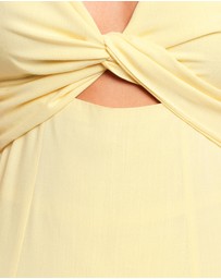 Petal & Pup - Archer Midi Dress - Butter Yellow