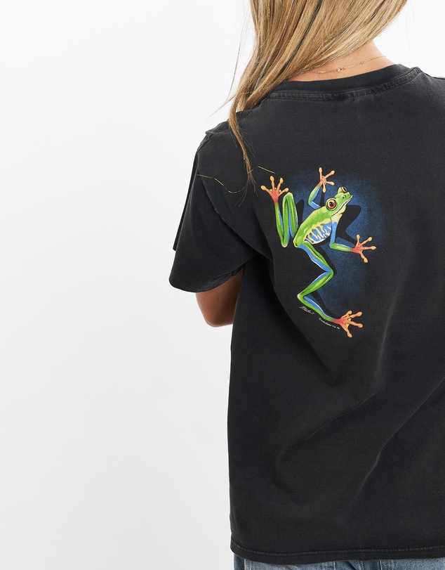 Vintage by The Real Deal - Pre Loved - Vintage 1991 Frog Wildlife Tee