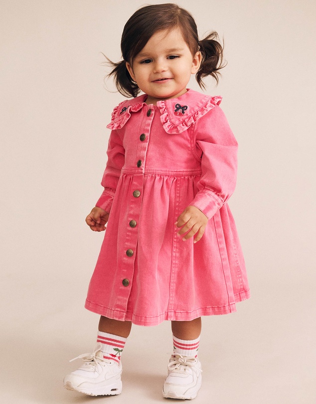 Huxbaby - Vintage Cherry Collar Dress - Babies-Kids