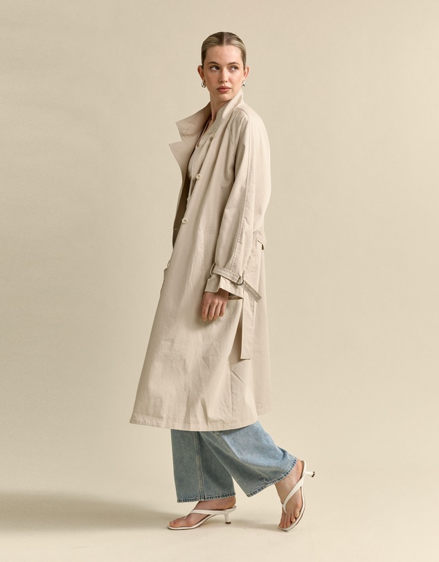 MVN - Funnel Neck Trench Coat