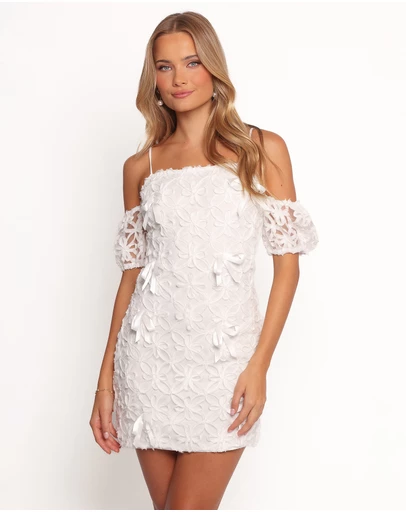 Petal & Pup - Celestia Mini Dress - White