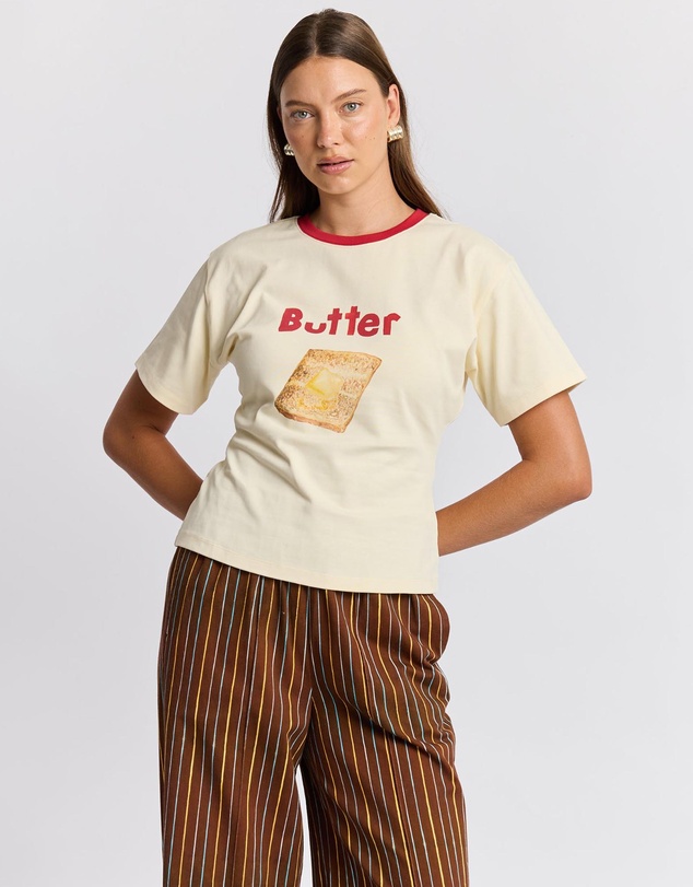 MAKU - Butter On Toast Fitted Tee