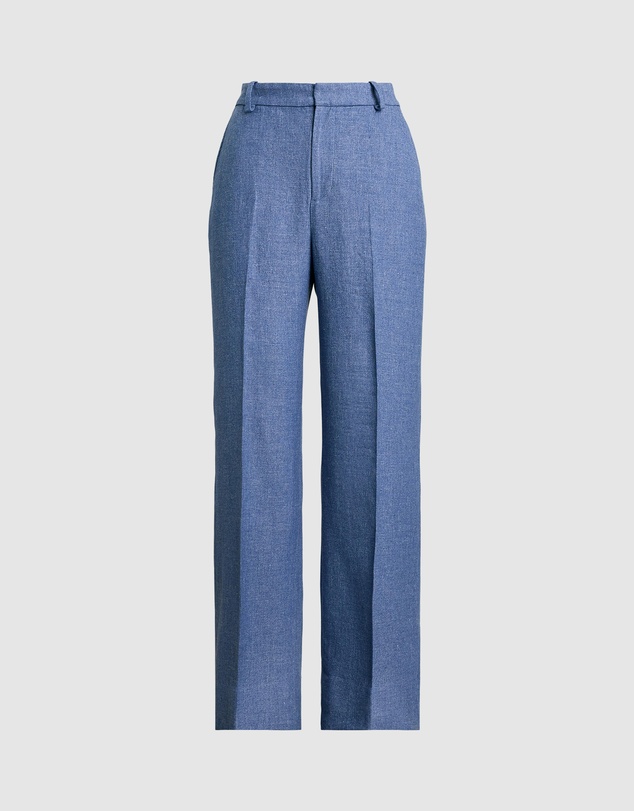 Polo Ralph Lauren - Linen-Cotton Twill Wide-Leg Pants