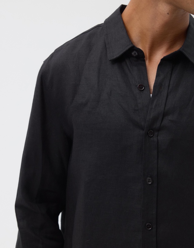 AERE - Euro Resort Linen LS Shirt