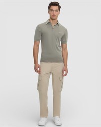 GUESS - Cree Knitted Polo Sweater Shirt