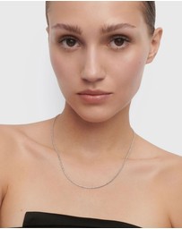 PDPAOLA - Sparkle Silver Chain Necklace