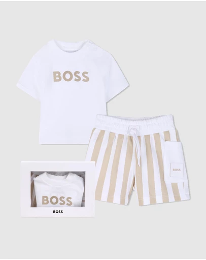 BOSS - T Shirt And Shorts - Kids