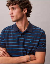 Calvin Klein Jeans - Striped Pique Classic Polo Shirt
