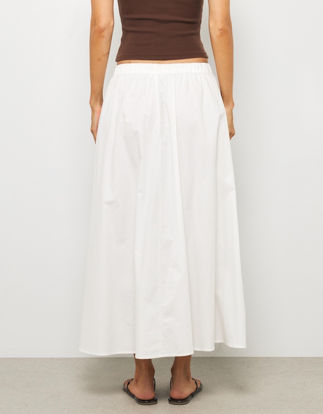 AERE - Dixie Ruched Maxi Skirt