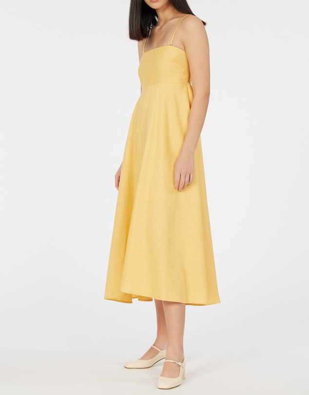 Amelius - Corinna Linen Midi Dress
