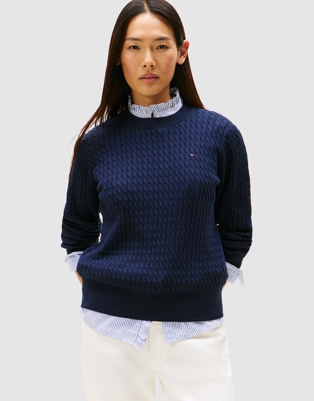 Tommy Hilfiger - Fine Gauge Cable Knit Jumper