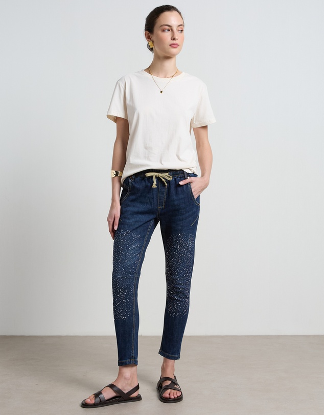 DRICOPER DENIM - Active Crystal Embellished Jeans