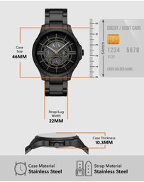 Armani Exchange - Black Chronograph Watch