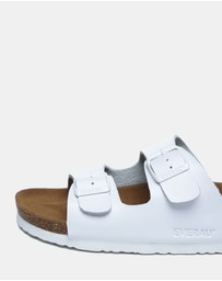 EVERAU - EverAU Ugg Mick Sandal Slides Cow Suede Upper Sandals