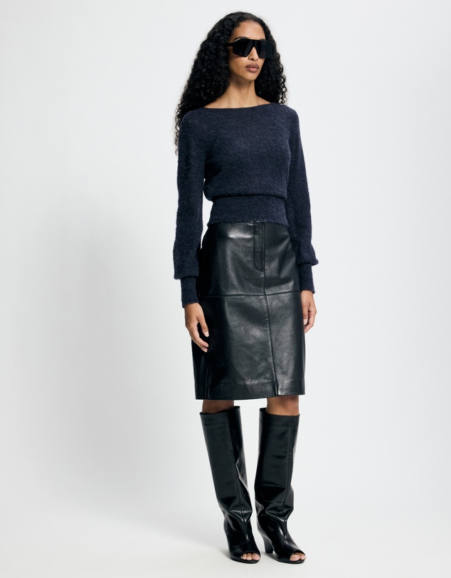 Lover - Vespera Alpaca Blend Sheer Jumper