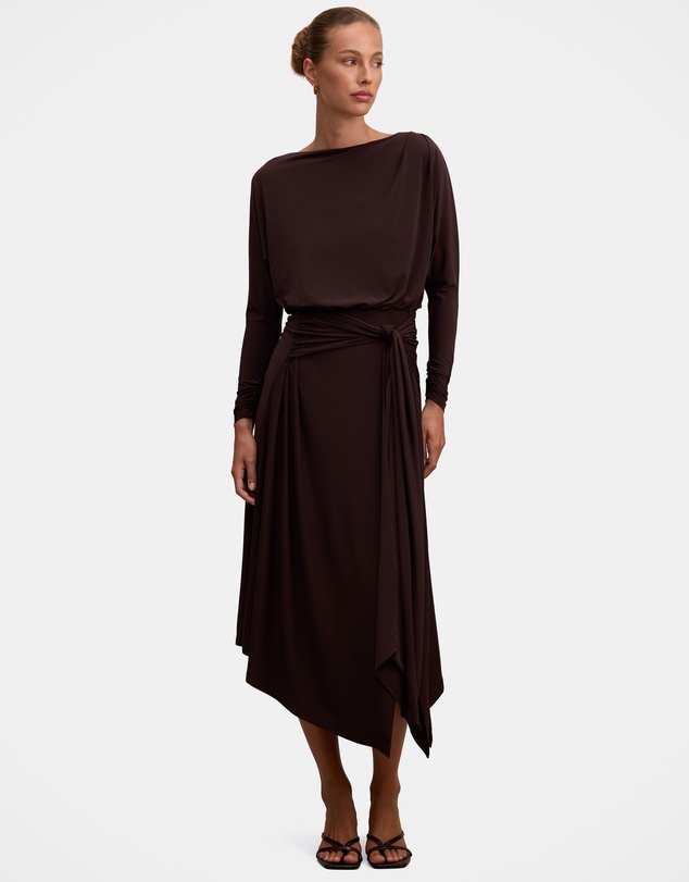 Forever New - Ida Draped Jersey Midi Dress