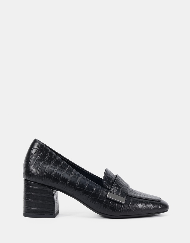 Clarks - Winslet Black Croc