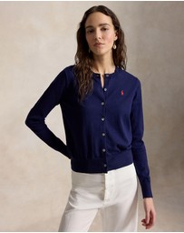 Polo Ralph Lauren - Stretch Cotton-Blend Crewneck Cardigan