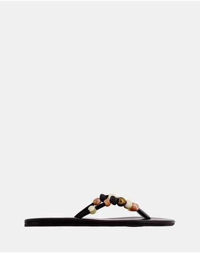 Ancient Greek Sandals - Saionara Raffia Sandals