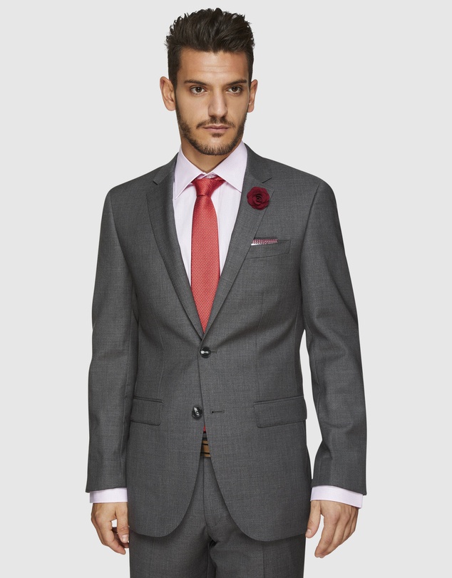 Kelly Country - Savile Row Abram Pure Wool Grey Suit Set