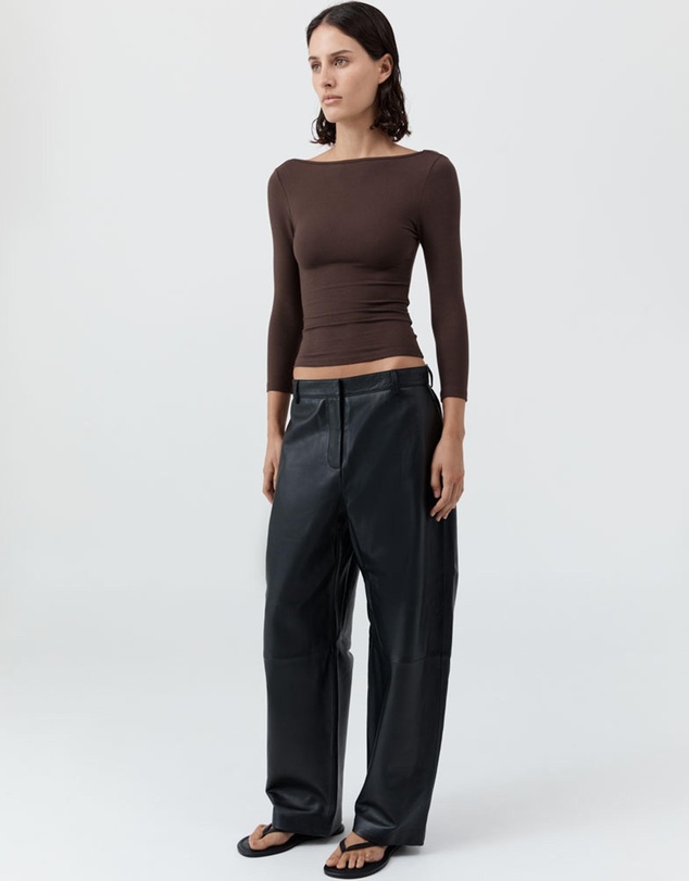 St. Agni - Soft Jersey Ballerina Top