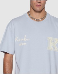 Ksubi - Salud Biggie SS Tee Blue Mist
