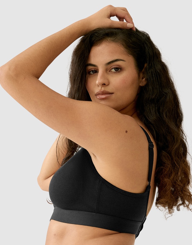 Naturana - Athleisure Cotton Padded Strap Wirefree Bra