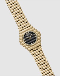 Breda - Coda Gold and Metal Bracelet Watch, 32MM