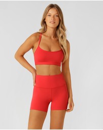 Lorna Jane - Lotus No Chafe Phone Pocket 12cm Bike Shorts
