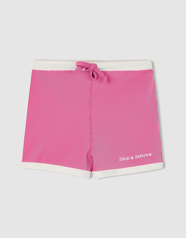 Zulu & Zephyr Mini - Mini Stripe Rib Surf Shorts - Kids