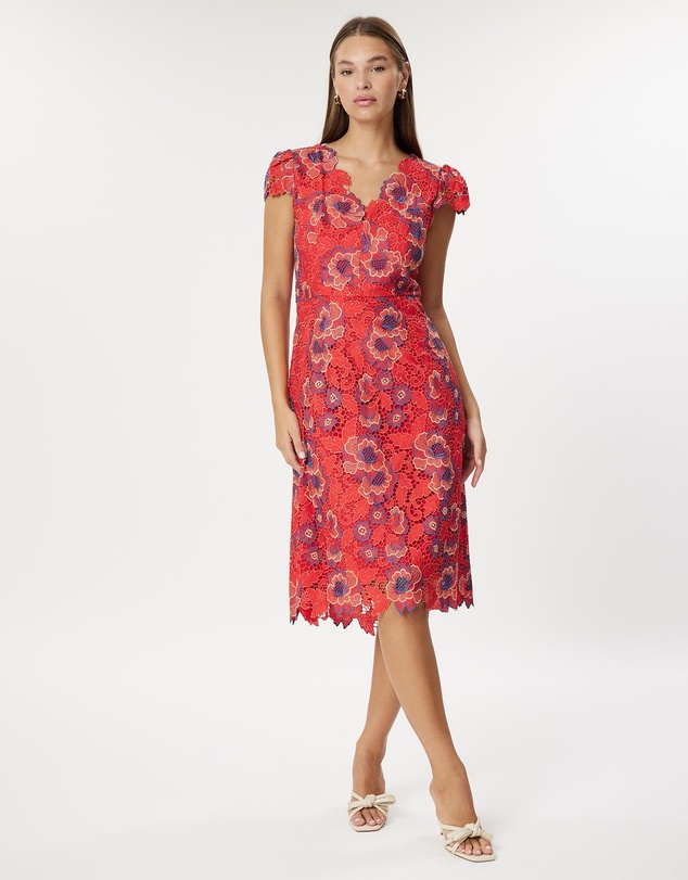 Romance by Honey and Beau - Luna Hi Lo Midi Dress