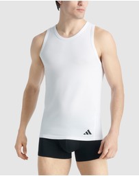 adidas Sportswear - 2 Pack Active Flex Cotton Ergonomic Tank Top