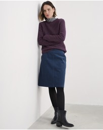 Seasalt - Seasalt Cornwall Navy Dovetail Skirt