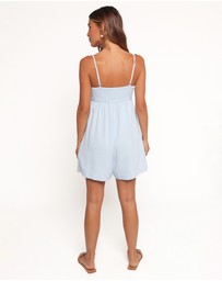 Petal & Pup - Quinley Playsuit - Light Blue