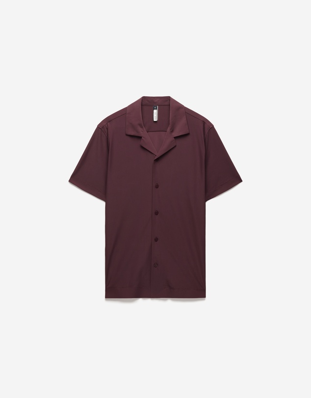 Calibre - Performance Cuban Collar Shirt Burgundy