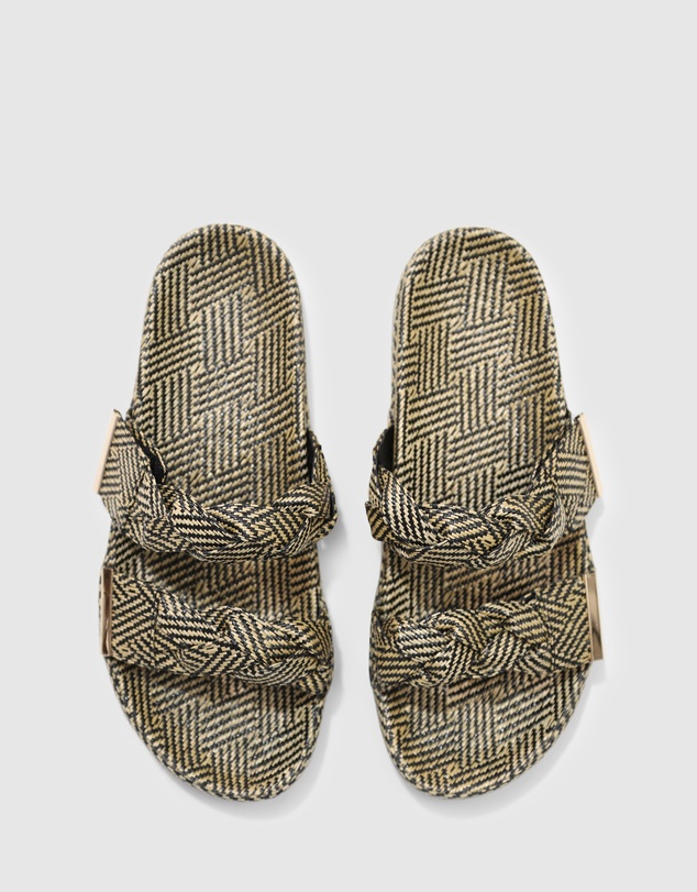 Belle & Bloom - Stay Raffia Slide