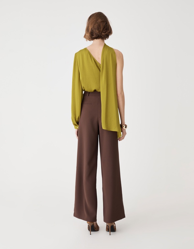 Forcast - Opal One Shoulder Scarf Top
