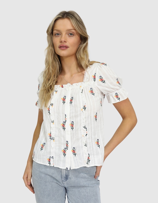 Belle & Bloom - Wild Garden Floral Blouse
