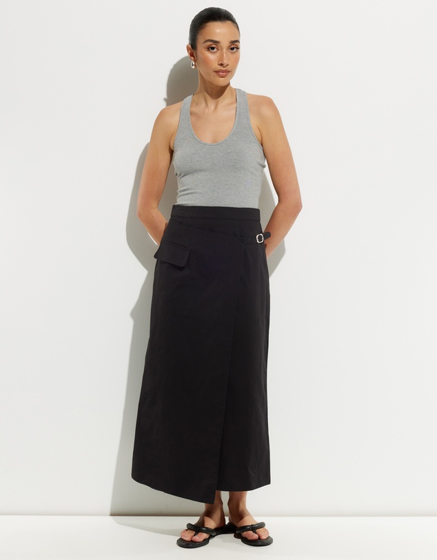 Calli - Tara Midi Twill Skirt