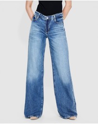 GUESS - Mid-Rise Sexy Palazzo Jeans