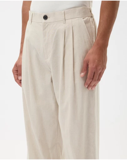 AERE - Leon Relaxed Pleated Pants