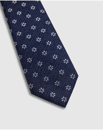 Oxford - Isaac Ditsy 7Cm Silk/Wool Tie