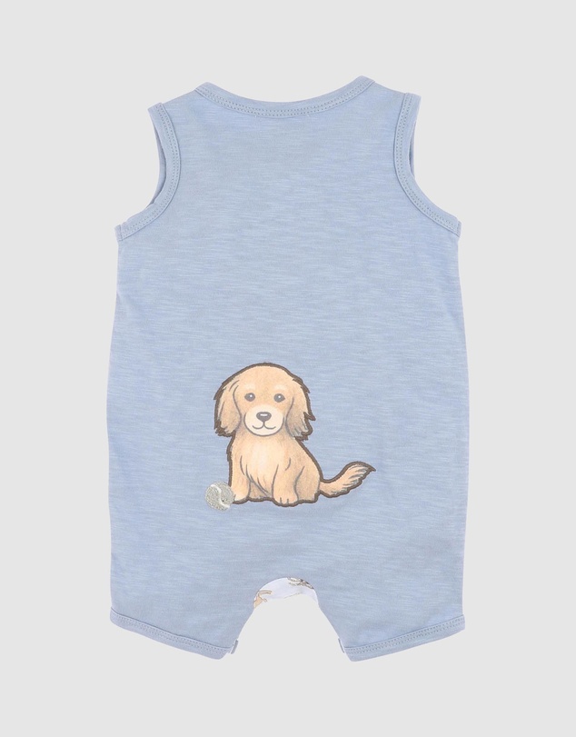Bebe by Minihaha - Max Print Puppy Romper - Babies