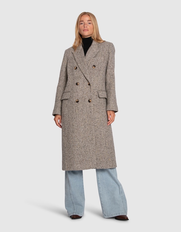 Belle & Bloom - Wherever I Go Tweed Coat