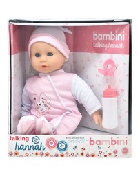 Bambini - Talking Hannah Doll