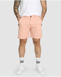 Mosmann - Brando Chino Shorts - Coral