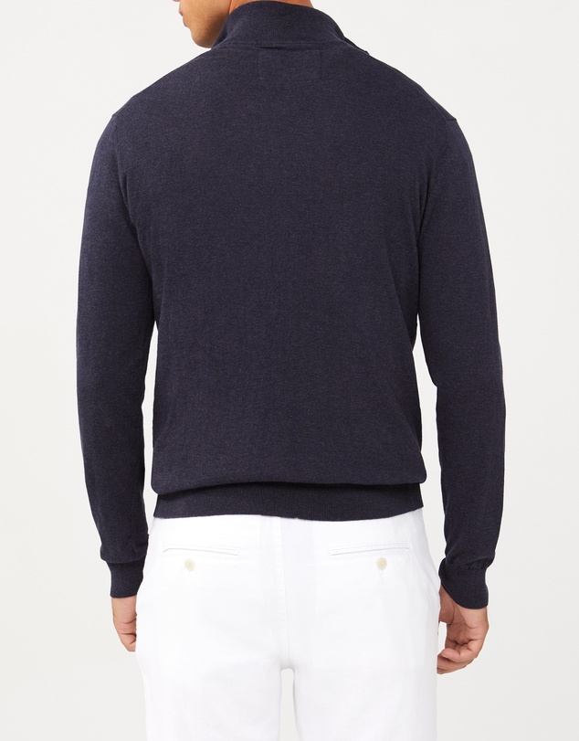 Van Heusen - Cotton Quarter Zip Knit Sweater